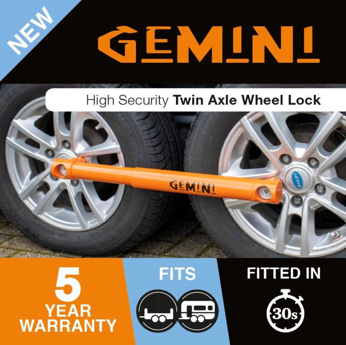 Purpleline Gemini High Security Twin Axle Wheel Clamp - Main product photo