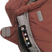  Robens Spire Junior Sleeping Bag close up showing zip and thermal ratings