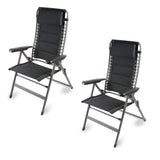 Kampa Lounge Reclining Chair - Firenze - Set of Two