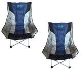 Liberty Comfort Camping Chair - Blue Set of Two
