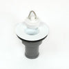 Sink Waste Outlet - Straight 3/4" White Plastic Top