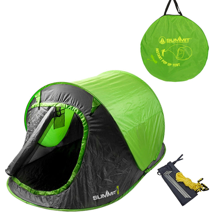 Summit Hydrahalt Two Person Pop Up Tent - Green