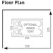 Sunncamp Swift 220 SC - Caravan Porch Awning floor plan