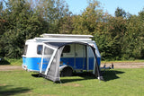 Sunncamp Swift 260 Van Canopy Low fitted to small caravan