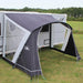 Sunncamp Swift 330 Caravan Canopy - pitched on example campsite showing expansive side windows