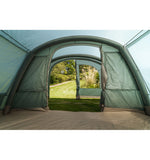 Vango Lismore 600XL 6 Berth Tunnel Tent & Groundsheet Package feature image of living area looking outside