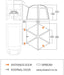 Vango Airhub Hexaway II Drive Away Awning - Tall - Floorplan
