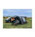 Vango Cove II Drive Away Awning Smoke - Low lifestyle image of vehicle and awning with table out front