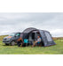 Vango Cove II Drive Away Awning Smoke - Low lifestyle image of front of the awning 