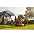 Vango Galli CC Air Inflatable Drive Away Awning - Low front view of awning canopy lifestyle image