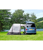 Vango Kela V Airbeam Drive Away Awning - Low side view with tunnel door open