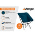 Vango Micro Steel Chair Blue - Ultra Light weight Camping and festival Chair  - chair features image