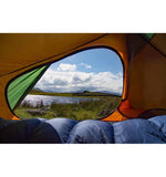 Vango Nevis 200 Pamir Green- 2 Berth Tent lifestyle image of view from tent