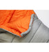 Vango Nitestar Alpha 350 Sleeping Bag - Fog - close up of size and zip image