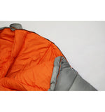Vango Nitestar Alpha 350 Sleeping Bag - Fog close up of zip and hood image