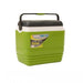 Vango Pinnacle 32L-72Hr Coolbox with lid on and handle up for carrying