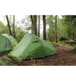 Vango Soul 300 - 3 Berth Tunnel Tent lifestyle image of tent in woods