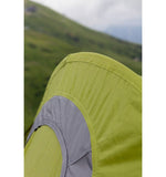 Vango Soul 300 - 3 Berth Tunnel Tent close up feature image of door and top pole