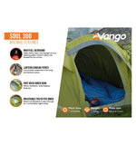 Vango Soul 300 - 3 Berth Tunnel Tent internal feature image