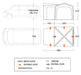 Vango Tailgate Airhub Low Rear Drive Away Awning Floorplan