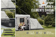 Vango Tall Side Awning Annexe - Elements Shield details about the awning