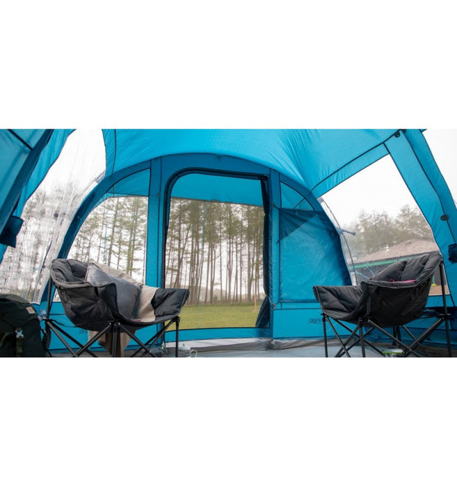 Vango Titan 2 Oversized Padded Chair lifestyle image of chairs in tent 