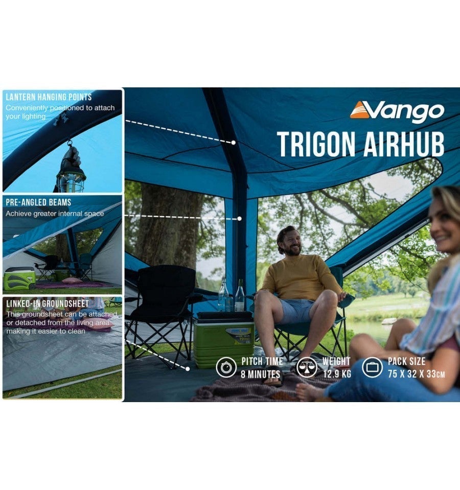 Vango Trigon Airhub Inflatable Day Shelter / Tent — Aztec Leisure