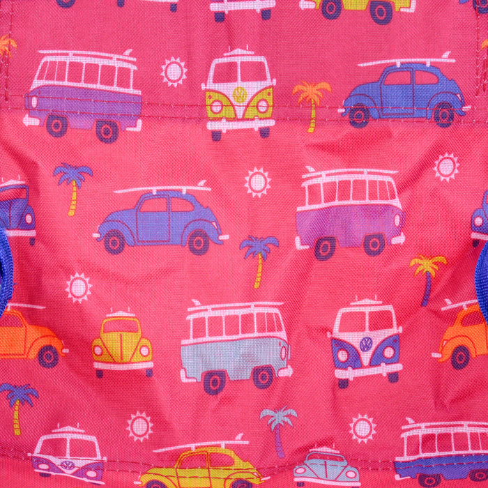 Volkswagen / VW Kids Folding Camping Chair - Pink Fabric up close