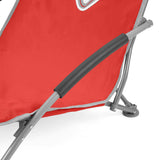 Volkswagen / VW Low Beach Folding Camping Chair - Red arm rest