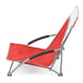 Volkswagen / VW Low Beach Folding Camping Chair - Red from the side