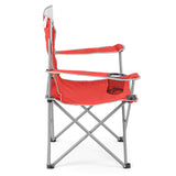VW / Volkswagen Standard Folding Camping Chair - Red side angle
