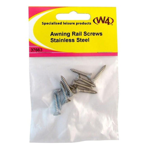 W4 Awning Rail Screws - Pack of 10