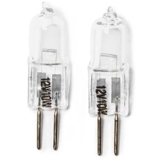 W4 Bulb 12V 10W Halogen G4 Base - 2 Pack