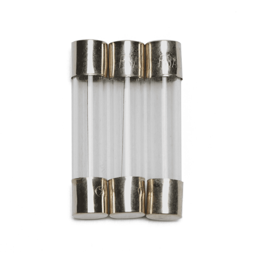 Fuses 32 x 6.35mm. 3 Amp. - 3 per pack - Picture of 3 fuses