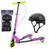 Xootz Pulse Tri Scooter Purple (Helmet and Pads Package)